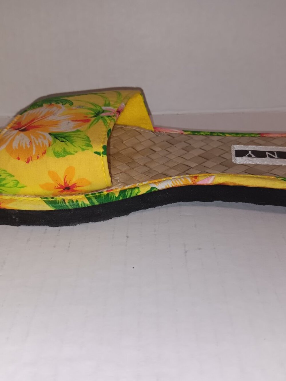 ESNY LIGHTWEIGHT TROPICAL HAWAIIAN PRINT  SANDAL SLIDES - Picture 5 of 9